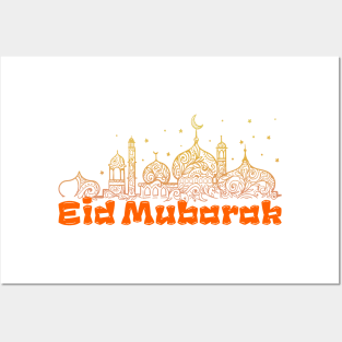 Eid Mubarak Design , Muslims Eid, Islamic Eid Posters and Art